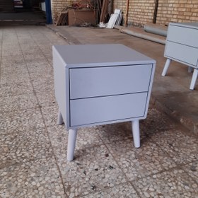 تصویر پاتختی ۲ کشو ساده 