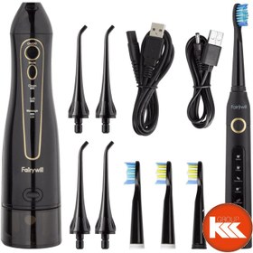 تصویر مسواک و واترجت Fairywill E11+F5020E Electric-Toothbrush-Fairy-will-Model-E11+F5020E
