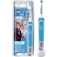 تصویر مسواک برقی Oral-B اورال بی بچگانه مدل Frozen با یدک اضافه 