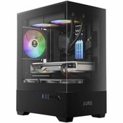 تصویر کیس کامپیوتر گیم دیاس Aura GC9M ARGB Micro Tower مشکی Gamdias Aura GC9M ARGB Micro Tower Black Computer Case