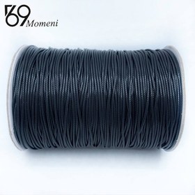 تصویر بند چرمی مشکی سایز ۲ توپی 