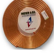 تصویر لوله مسی کلاف ۵۰ متری سایز ۶ - ۱/۴ اینچ کد ۰۲۵ مهر اصل 