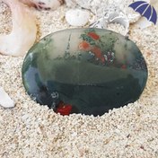 تصویر نگین سنگ خون اصل خوش طرح N3019 