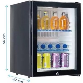 تصویر یخچال شوکیس ایستکول مدل TM-4164-HS سایز ۳ فوت 