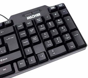 تصویر کیبورد سیم دار MR-310 مچر 