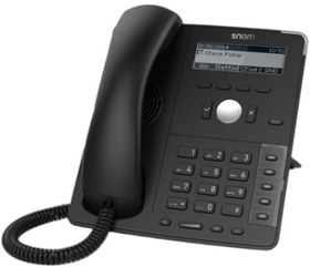 تصویر تلفن رومیزی ویپ اسنوم D715 سفید آکبند Desk phone Snom D715