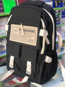 تصویر کیف مخملی مدرسه ای وارداتی کد 8615 School bag2