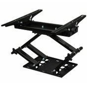 تصویر پایه دیواری متحرک دوبازو مناسب تلویزیون های ۴۰ تا ۶۵ اینچ 