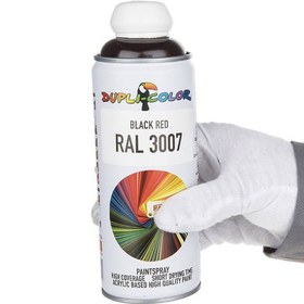 تصویر اسپری رنگ بادمجانی دوپلی کالر مدل RAL 3007 حجم 400 میلی لیتر ا Dupli Color RAL 3007 Black Red Paint Spray 400ml Dupli Color RAL 3007 Black Red Paint Spray 400ml