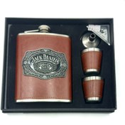 تصویر ست قمقمه جیبی استیل دوشات مدل جک دنیلز 270cc کد l520405 