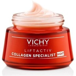 تصویر Vichy کرم شبانه ضد پیری حاوی ویتامین C و کلاژن Vichy Liftactiv Collagen Specialist 