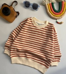 تصویر بلوز تک‌سلانیک راه راه پارچه سلانیک پنبه سایز بندی:۴۰/۴۵/۵۰/۵۵/۶۰/۶۵ 