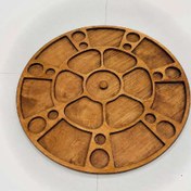 تصویر سینی مزه خوری گردون چوب پلی وود روس کیفیت عالی درجه یک قابل شستشو رنگ برابر 