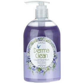 تصویر مایع دستشویی درما کلین مدل Lavender حجم 500 میلی لیتر Derma Clean Lavender Handwashing Liquid 500ml