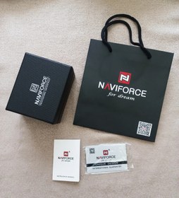 تصویر ساعت مچی مردانه بند استیل نیوی فورس ۸۰۳۰ Naviforce naviforce nf8030