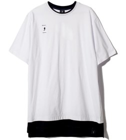 تصویر ​تی شرت مردانه لانگ یقه گرد نخی سفید ویمانا 