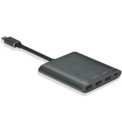 تصویر هاب 3 پورت USB 3.1 Type C با پورت شارژ Faranet Faranet USB 3.1 Type C HUB 3 port with Power Delivery