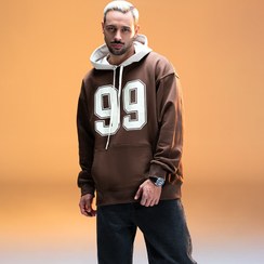 تصویر هودی قهوه ای زیگ zig مدل Inception کد 453 