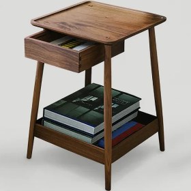 تصویر کنارتختی چوبی 3701 