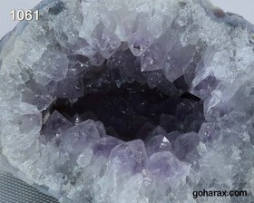 تصویر سنگ زینتی ژئود آمیتیست 