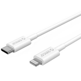 تصویر کابل شارژ CL01-10-WH-BP اوریکو Type-C به Lightnin Orico CL01-10-WH-BP Type-C to Lightning Cable