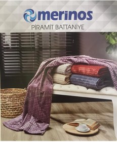 تصویر Merinos پتو دو نفره هرمی Tomurcuk 