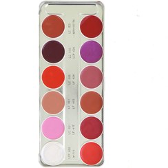 تصویر پالت رژلب 12 رنگ 