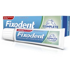 تصویر چسب دندان مصنوعی فیکسودنت (Fixodent) مدل Neutral Taste وزن 47 گرم فیکسودنت