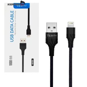 تصویر کابل تبدیل USB به لایتنینگ وریتی مدل 3133 طول 1 متر 