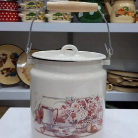 تصویر دبه روغن گل صورتی 