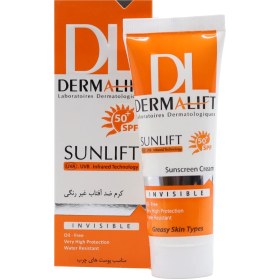 تصویر کرم ضد آفتاب SPF 50 پوست چرب درمالیفت 40 میلی لیتر 