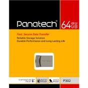 تصویر فلش 64 گیگ پاناتک Panatech P302 ا Panatech P302 64GB USB 2.0 Flash Drive Panatech P302 64GB USB 2.0 Flash Drive