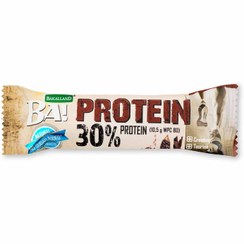 تصویر پروتئین بار %30 با طعم کافئین کاکائو و شکلات باکالند (BAKALLAND) 35 گرم 