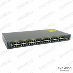 تصویر سوئیچ سیسکو مدل WS-C2960-48TT-L استوک Cisco WS-C2960-48TT-L 48Port Switch Stock