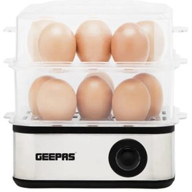 تصویر تخم مرغ پز جی پاس مدل GEB63019UK Geepas 500W Premium Electric Egg Boiler for 16 Eggs