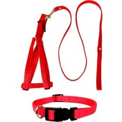 تصویر ست قلاده کتفی و گردنی سگ و گربه شادکس سایز کوچک 