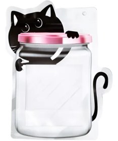 تصویر زیپ کیپ فانتزی طرح گربه کوچک 