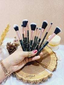 تصویر براش آرایشی ۱۰ عددی دسته سرامیکی 