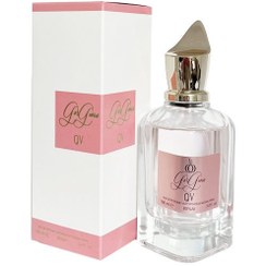 تصویر ادکلن جورجیوس زنانه مدل کیو وی گلبهی حجم 100 میل Gorgeous QV Eau de Parfum 