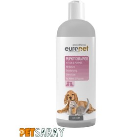 تصویر شامپو مخصوص توله سگ و بچه گربه یوروپت Europet PUPKIT Shampoo 