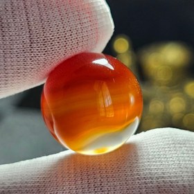 تصویر نگین سنگ عقیق کارنلین معدنی کد 36114 