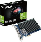 تصویر کارت گرافیک Asus nvidia geforce GT 730 (PCIE 2.0 ، 2 گیگابایت حافظه GDDR5 ، پورت های 4x HDMI ، طراحی تک شکاف ، خنک کننده منفعل) (GT730-4H-SL-2GD5) ASUS NVIDIA GeForce GT 730 Graphics Card (PCIe 2.0, 2GB GDDR5 Memory, 4X HDMI Ports, Single-Slot Design, Passive Cooling) (GT730-4H-SL-2GD5)