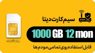 تصویر سیم کارت FD-LTE / 4G/4.5G هوشمند مختص مودم همراه با ۱۰۰۰ گیگ اینترنت 12 ماهه (پوشش سراسری) 