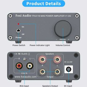 تصویر پاور آمپلی فایر Fosi TPA3116 