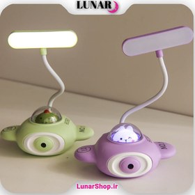 تصویر چراغ مطالعه تراش‌دار مدل هواپیما Airplane-Shaped Desk Lamp with Built-in Sharpener