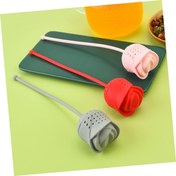 تصویر دمنوش ساز سلیکونی طرح گل 