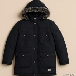 تصویر کاپشن زمستانی پسرانه Pepperts خزدار ضدآب 