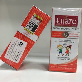 تصویر کرم ضد آفتاب کودک با SPF30 بدون پارابن و فیلترهای شیمیایی الارو محصولات - ELLARO 