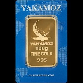 تصویر شمش طلا ۱۰۰ گرم 