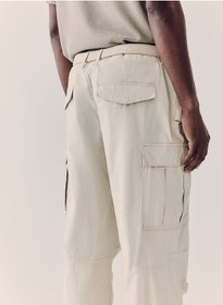 تصویر شلوار کارگو رپ‌استاپ با فیت معمولی برند H&M Regular Fit Ripstop Cargo Trousers